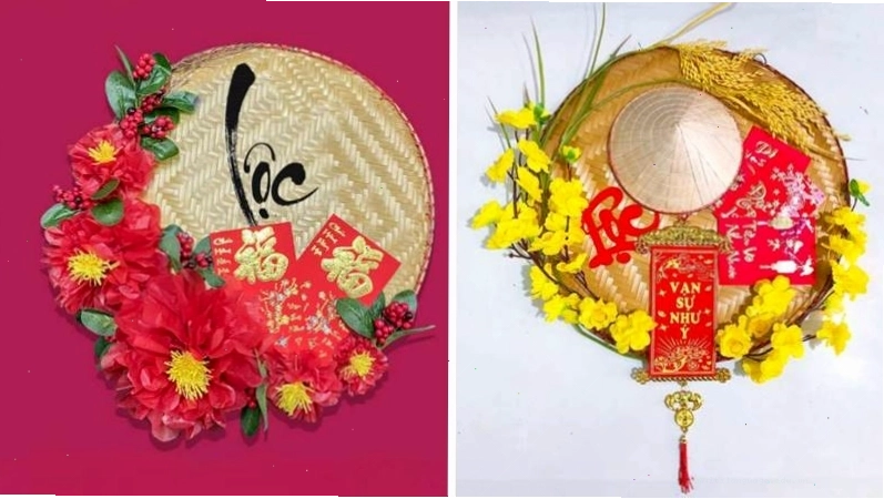 Cách làm mẹt trang trí Tết với bao lì xì