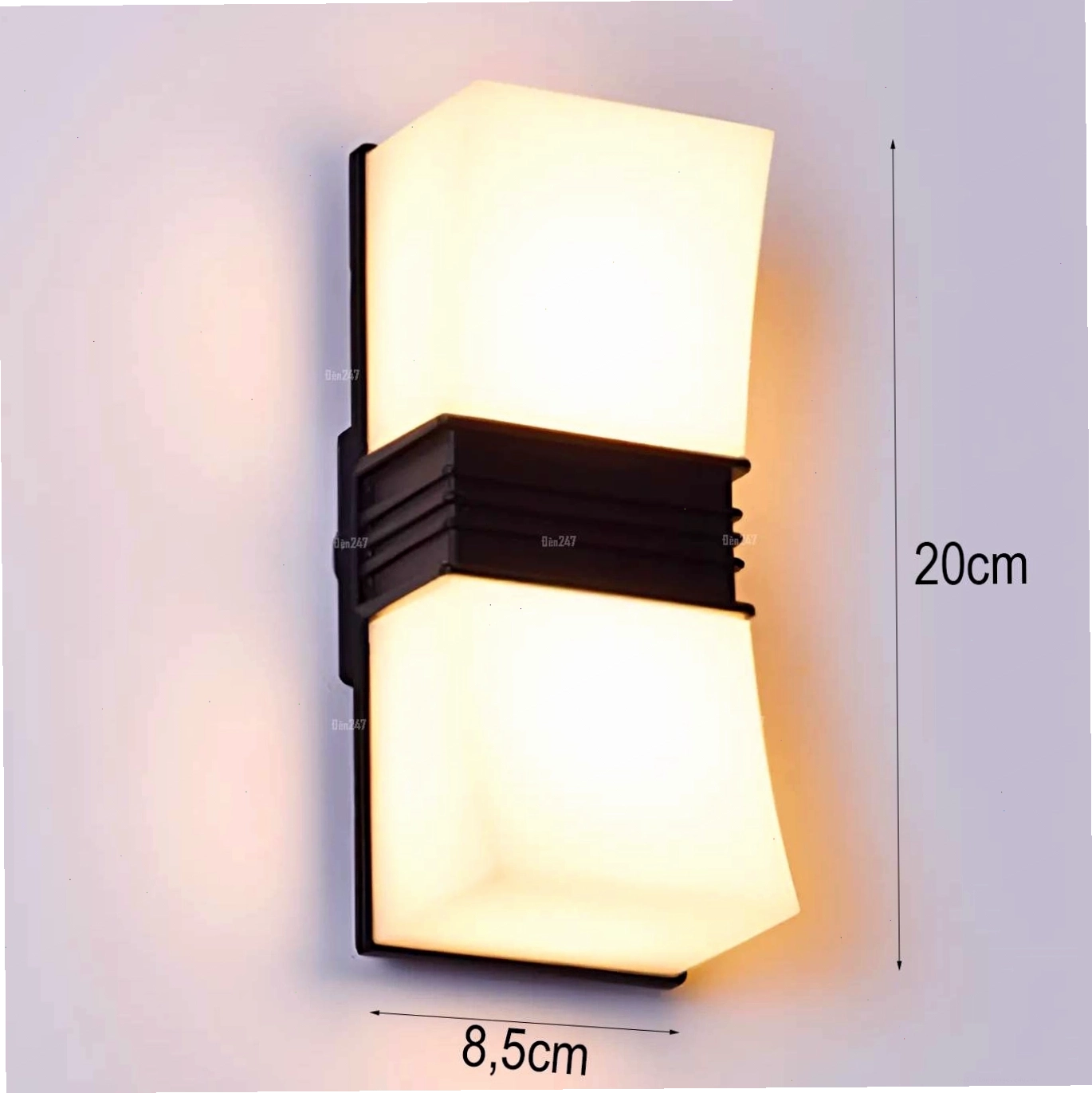 Đèn gối cong hình chữ nhật VL-2351 thả trần tạo điểm nhấn tinh tế