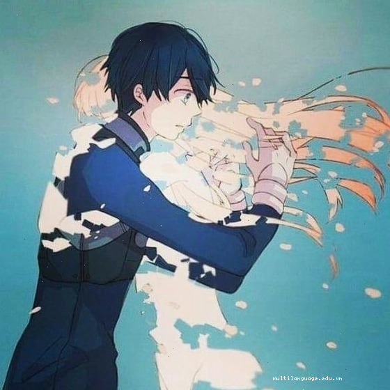 Hình ảnh Anime cặp đôi buồn, thể hiện sự chia ly hoặc nỗi buồn chung