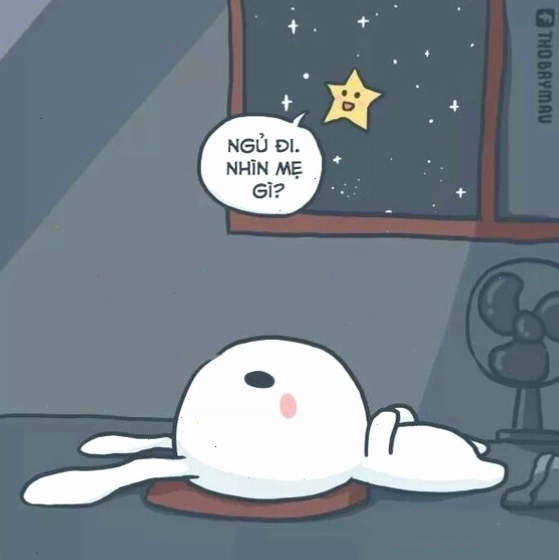 Hình ảnh meme thỏ bảy màu trong các tình huống đời thường