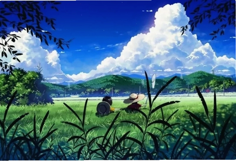 Hình nền anime phong cảnh đẹp rõ nét cho máy tính