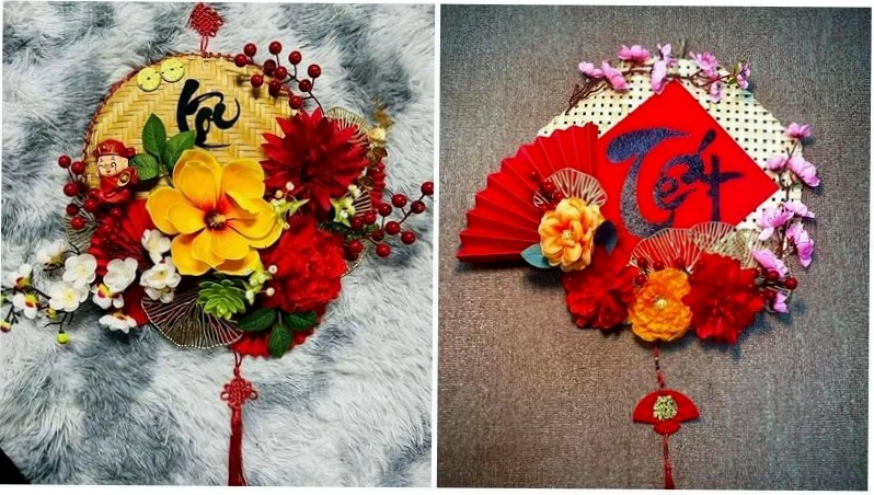 Mang không khí Tết cổ truyền vào từng góc nhà với mẹt tre độc đáo