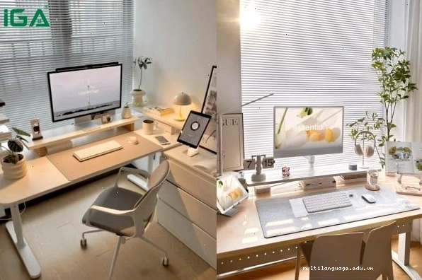 Mẫu bàn học tối giản, gọn gàng cho không gian nhỏ