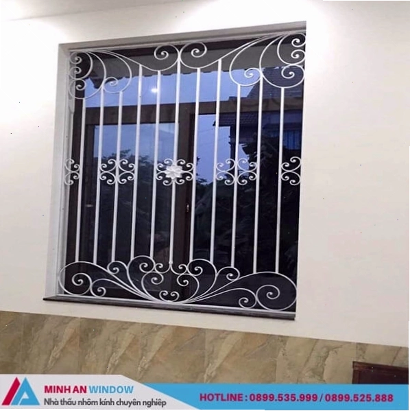 Mẫu sen hoa cửa sổ bằng inox 304 cao cấp chất lượng mẫu phổ biến