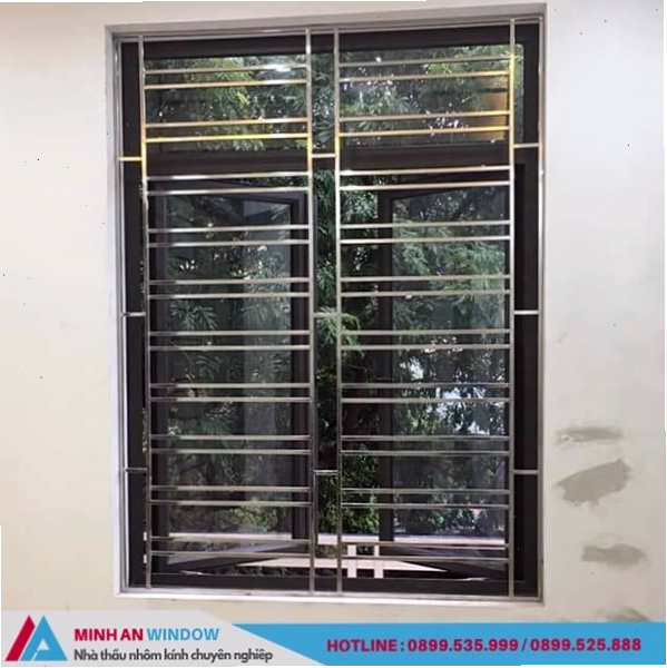 Mẫu sen hoa cửa sổ bằng sắt mẫu hoa văn đẹp và phổ biến