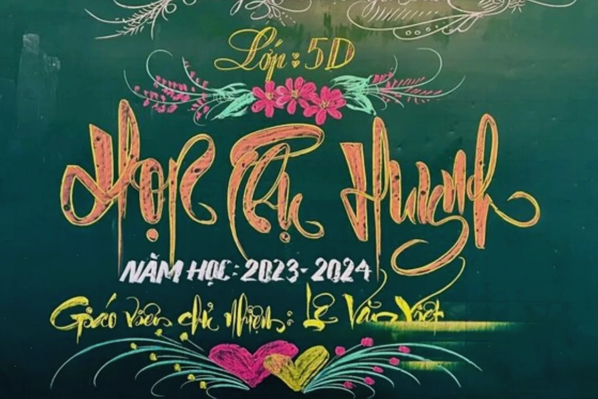 Mẫu trang trí bảng họp phụ huynh theo chủ đề lễ hội