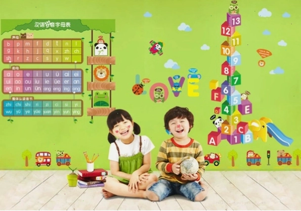Mẫu trang trí chữ cái đẹp bằng decal với nhiều phông chữ độc đáo