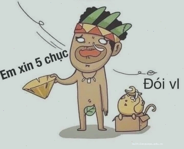 Meme ăn xin với biểu cảm đáng thương