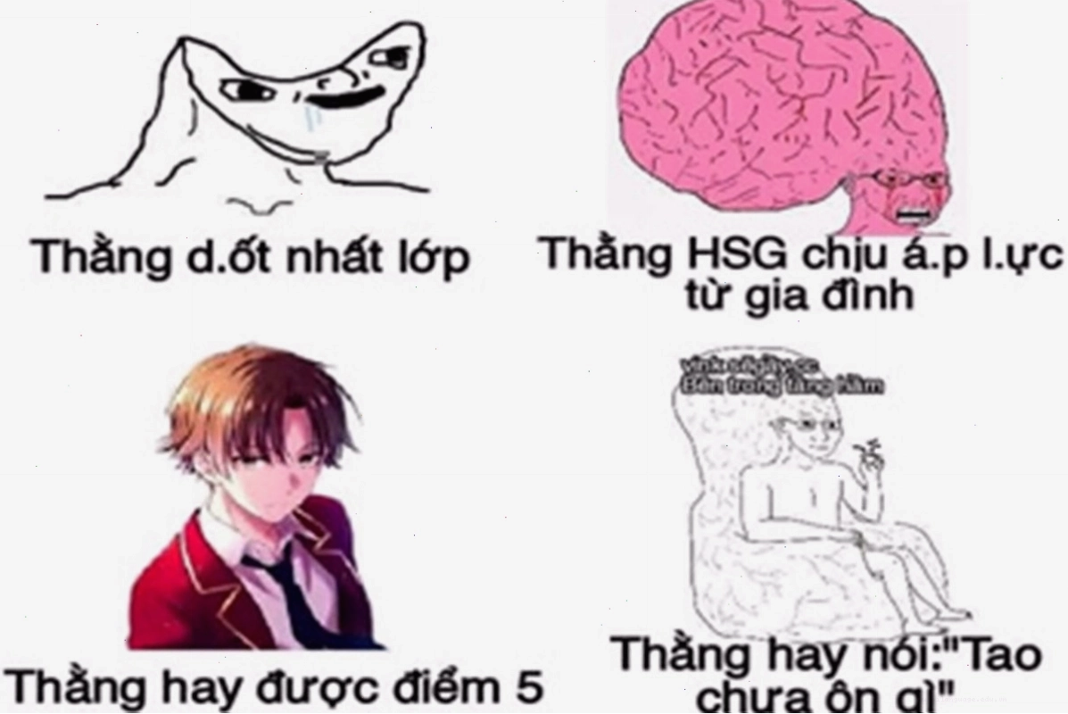 Meme anime dark với phong cách độc đáo