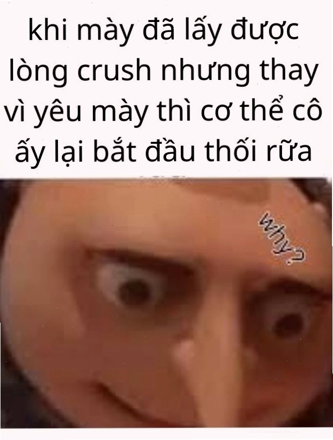 Meme cực dark thể hiện sự bất lực trước cuộc sống