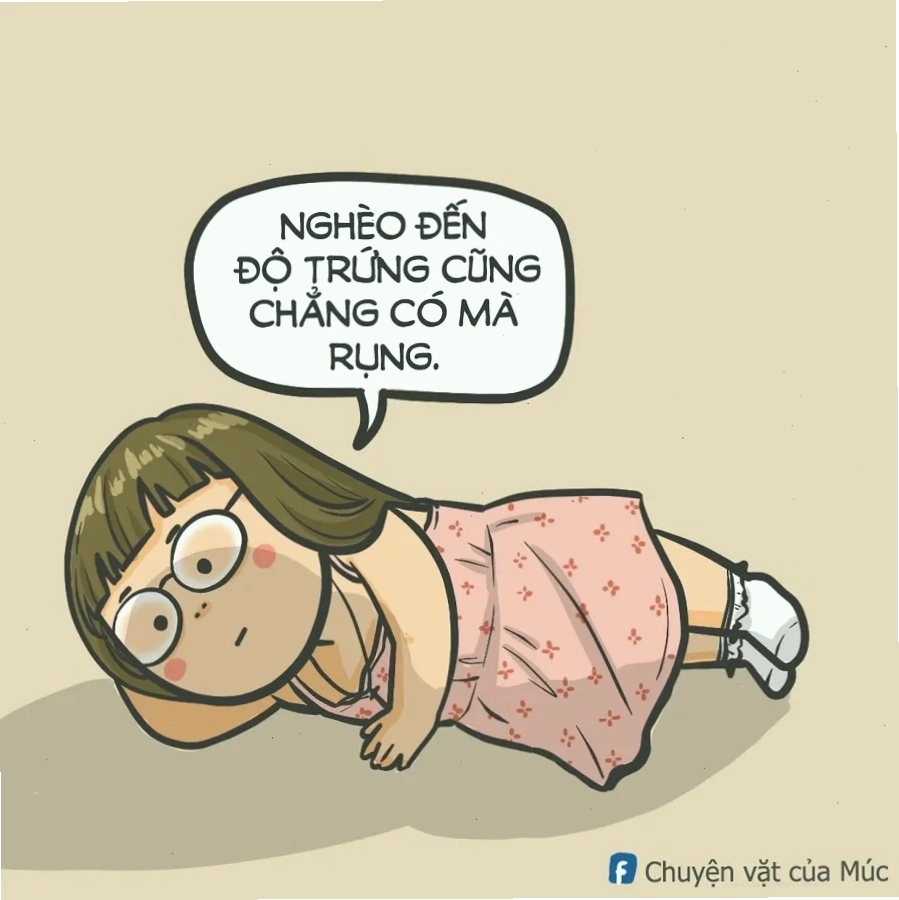Meme hài hước về cảnh nghèo