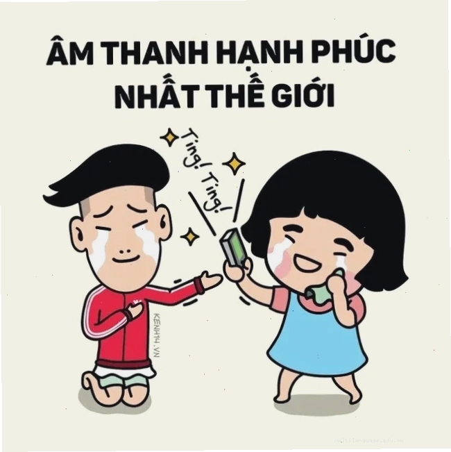 Meme hạnh phúc khi hết tiền