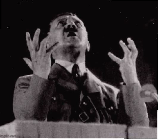 Meme Hitler phản ứng thái quá với phụ đề hài hước