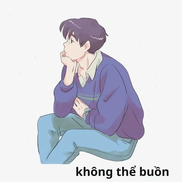 Meme "không thể buồn" cho thấy sự chấp nhận tình huống