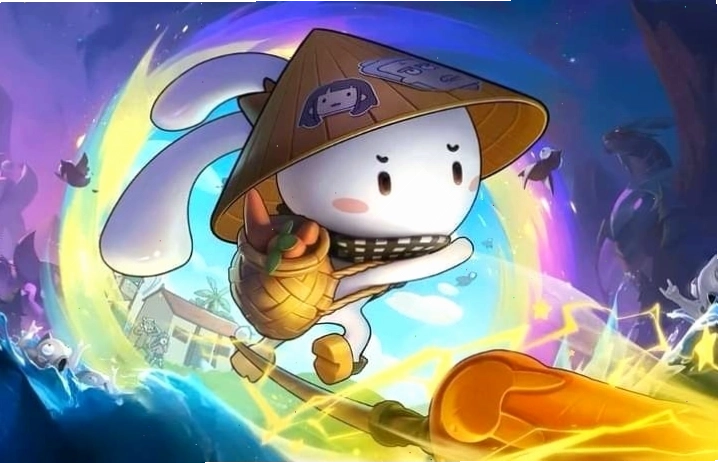 Meme thỏ bảy màu nhại lại biểu cảm nổi tiếng