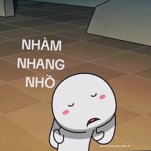 Meme thỏ bảy màu thể hiện sự thích thú