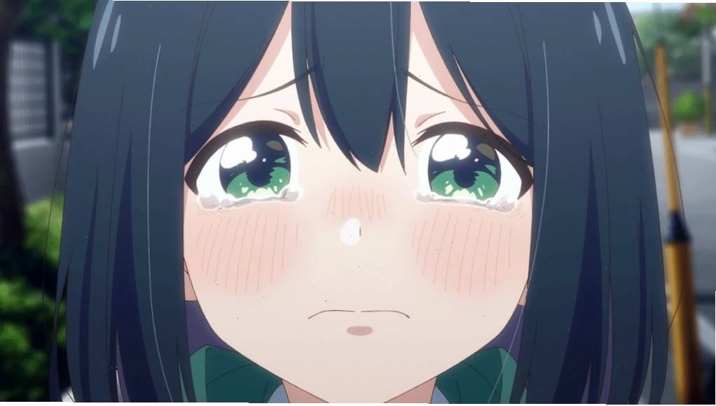 Nữ nhân vật anime với đôi mắt to tròn