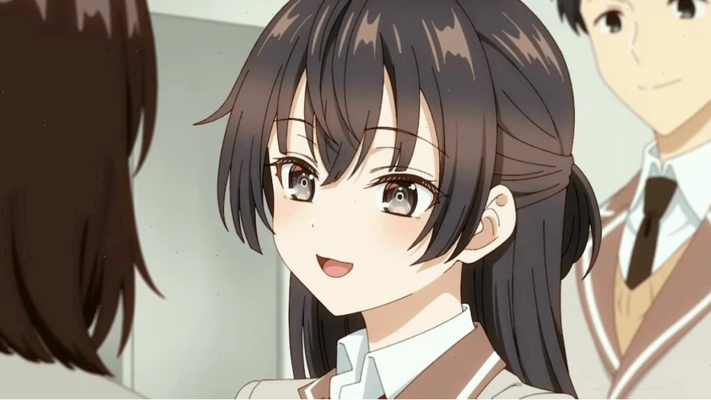 Nữ nhân vật anime với mái tóc dài