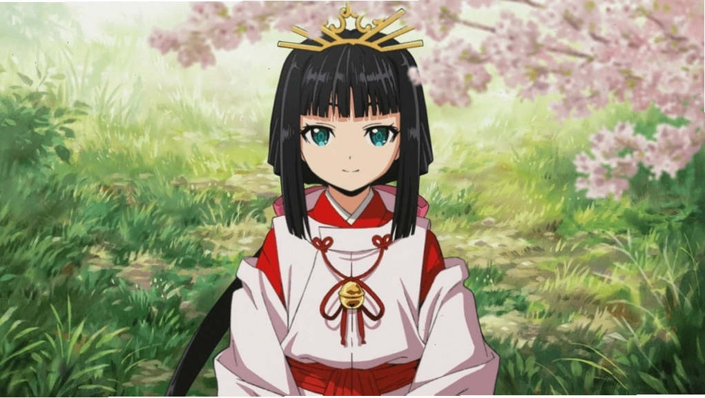 Nữ nhân vật anime với phong thái mạnh mẽ
