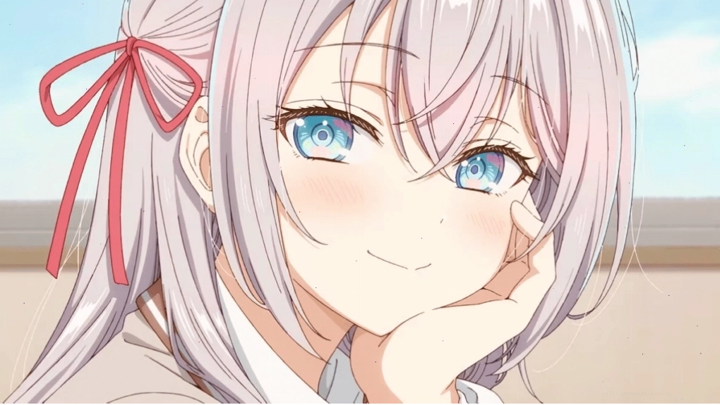 Nữ nhân vật anime với trang phục mùa hè