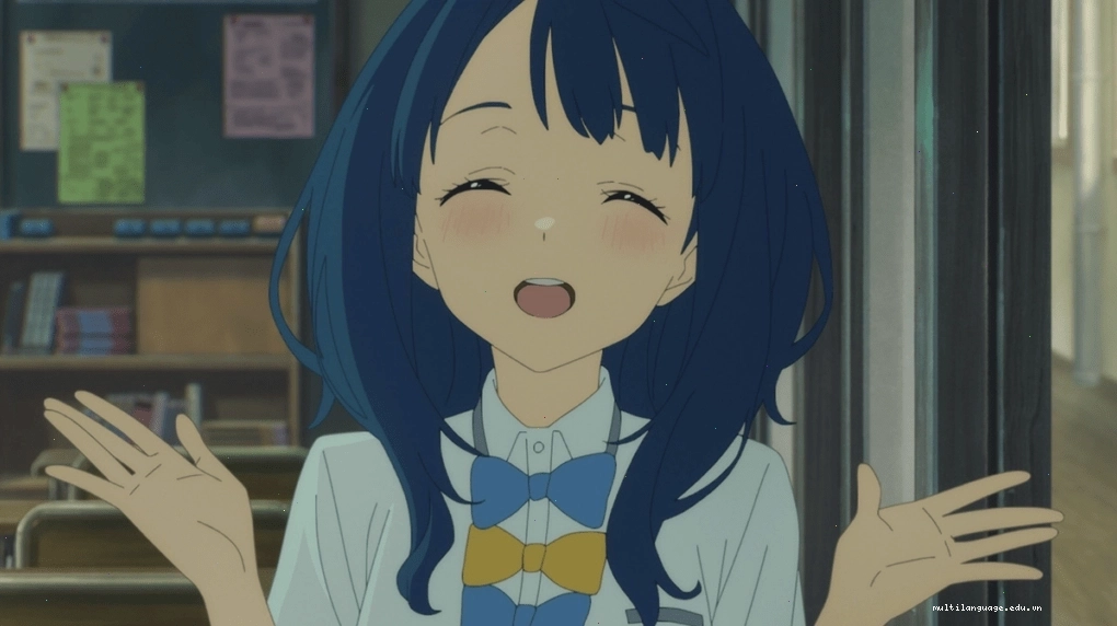Nữ nhân vật anime với vẻ ngoài bí ẩn