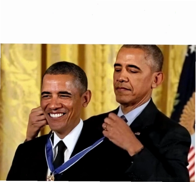 Obama tự trao huân chương cho bản thân