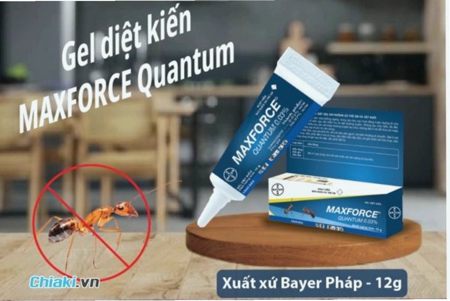 Thuốc diệt kiến gián sinh học Maxforce Quantum