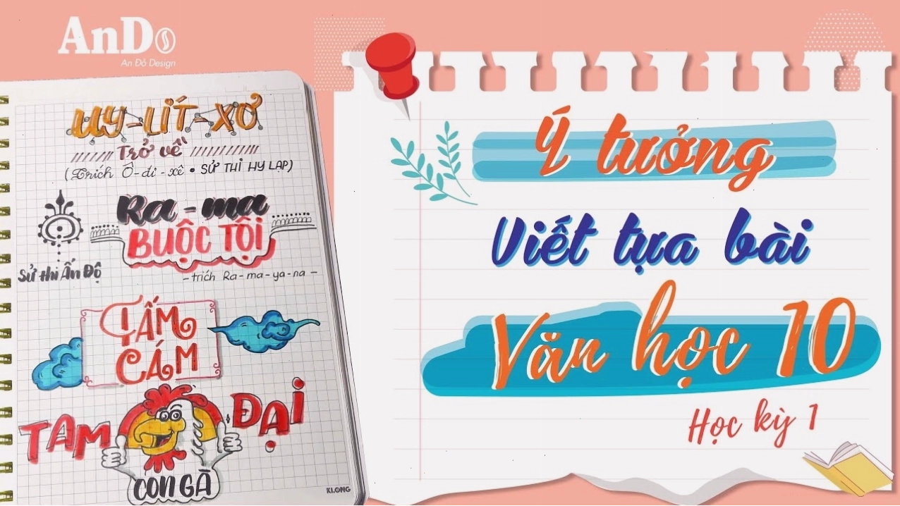 Tổng hợp các mẫu trang trí tiêu đề văn 10 đẹp và sáng tạo