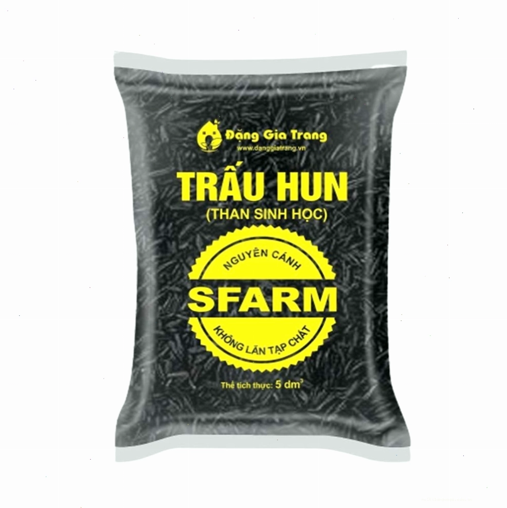 Trấu hun nguyên hạt Sfarm