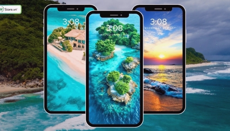 Bộ sưu tập hình nền biển đẹp chill nhất cho điện thoại và máy tính