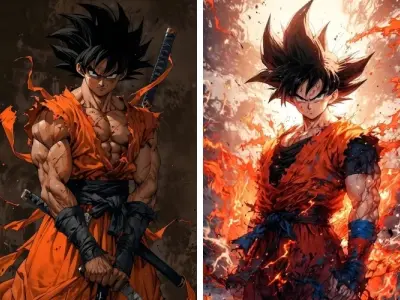 Goku và hành trình phiêu lưu qua loạt ảnh sống động