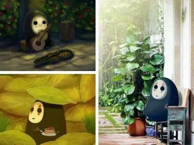 Ảnh ma cute vui nhộn làm sáng bừng không gian mạng