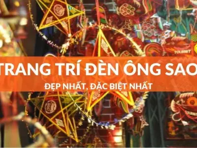 Cách trang trí đèn ông sao đẹp mắt cho dịp Trung thu