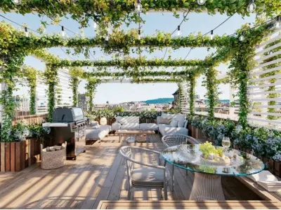 Cách trang trí sân thượng đẹp, tiện nghi và hiện đại nhất