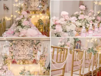 Cách trang trí tiệc cưới đẹp sang trọng tạo dấu ấn khó quên