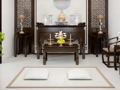 Trang trí phòng thờ đúng cách tránh phạm điều kiêng kỵ