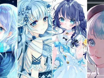 Sưu tầm ảnh anime girl tóc xanh đẹp nhất năm 2026